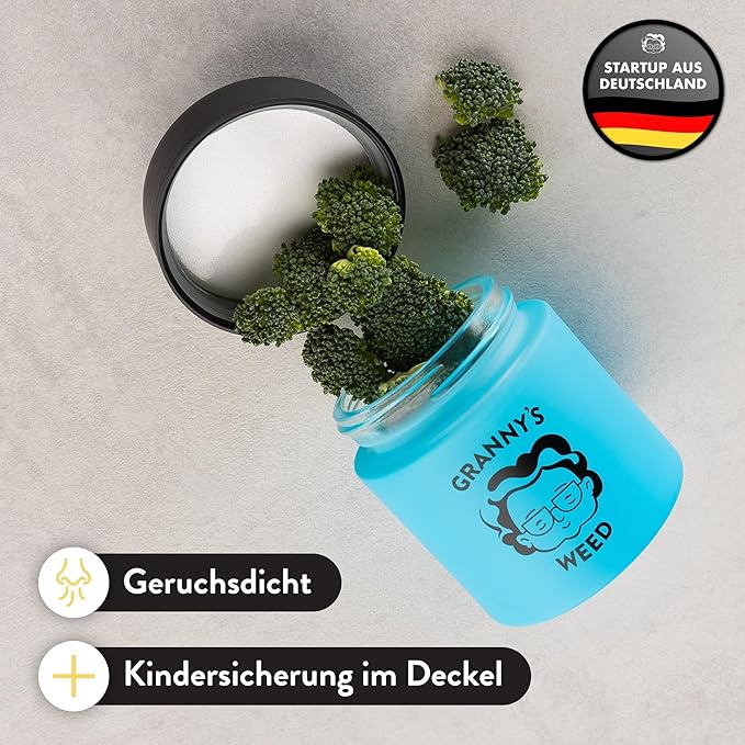 GRANNY'S® PREMIUM STASH JAR IN BLAU