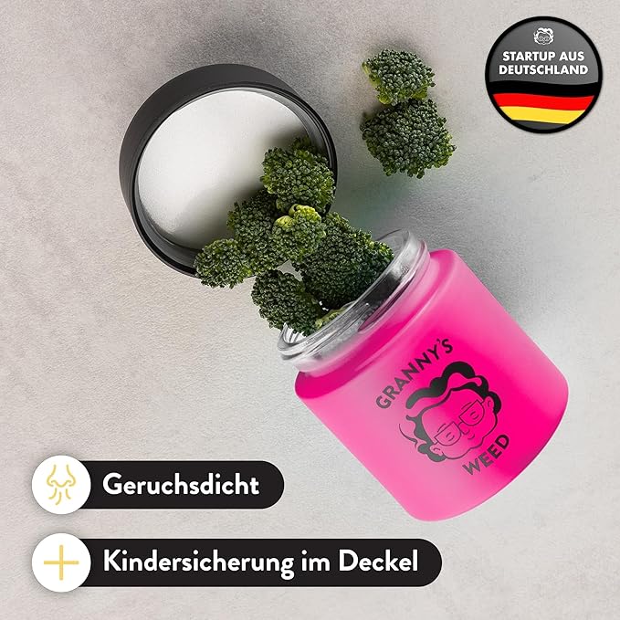 GRANNY'S® PREMIUM STASH JAR IN PINK