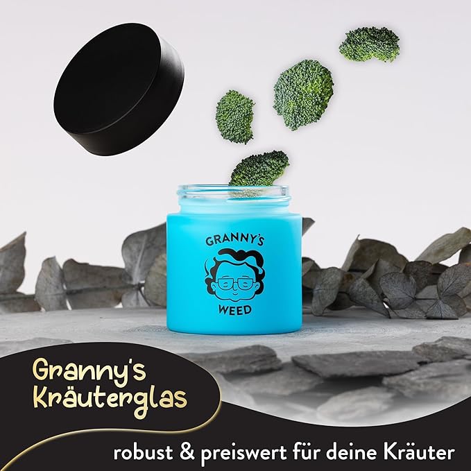GRANNY'S® PREMIUM STASH JAR IN BLAU